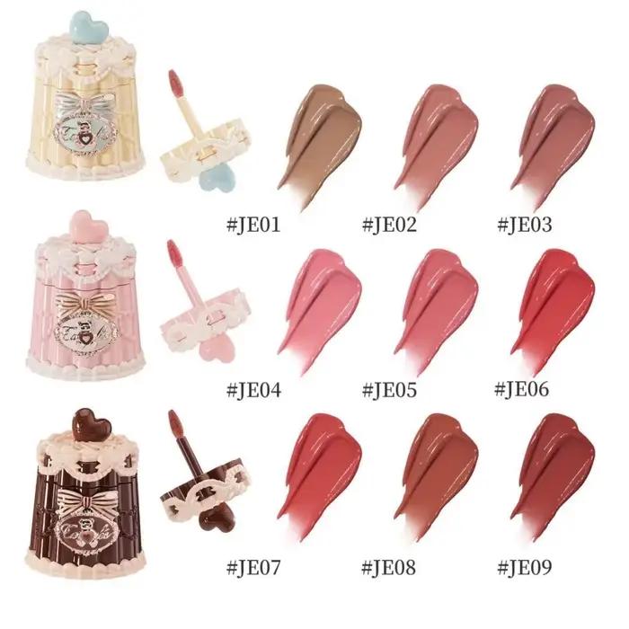 Ensemble de maquillage Flower Know Sweetie Bear, kit de fard à joues mat et brillant, rouge à lèvres