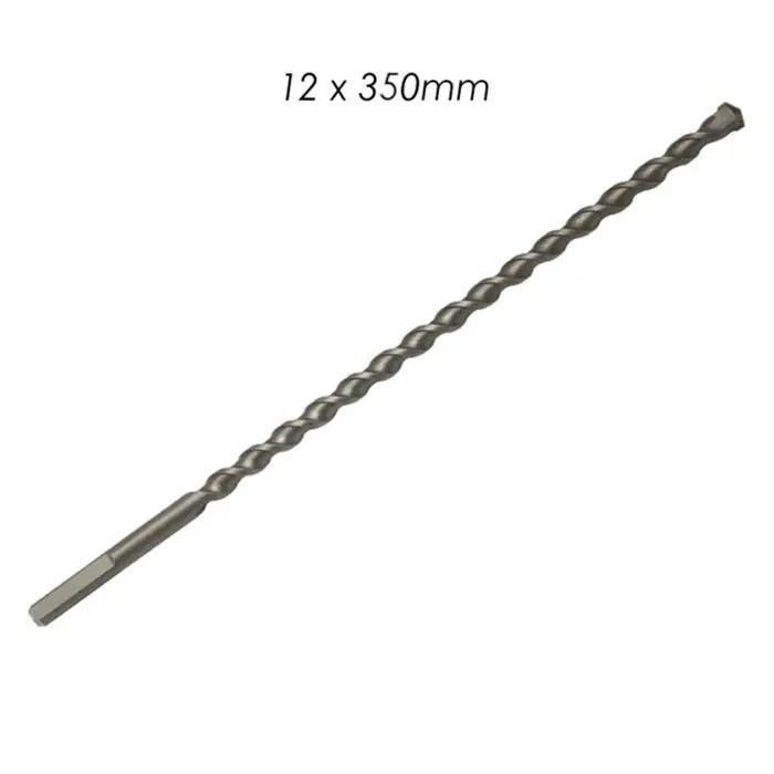 Foret à percussion pour béton et maçonnerie de 300mm de Long, tige triangulaire 6 8 10 12 16mm, fore