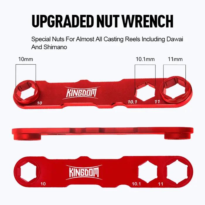 Kingdom outils pour l'entretien du moulinet 10 pièces outil de roulement pour Kit de réparation de m