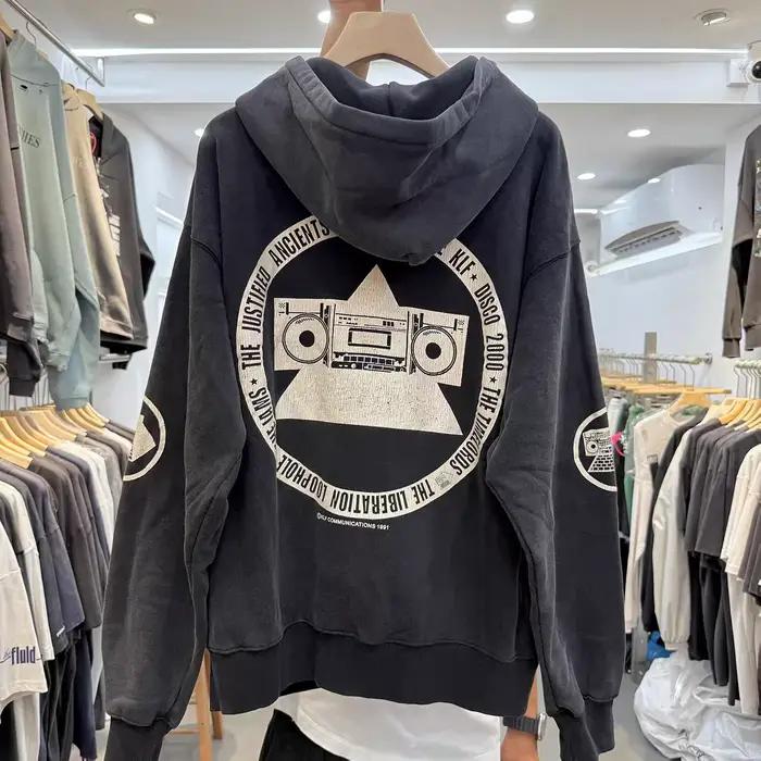 Joli délavé noir Saint KLF exposition limitée sweat à capuche hommes femmes haute qualité Streetwear