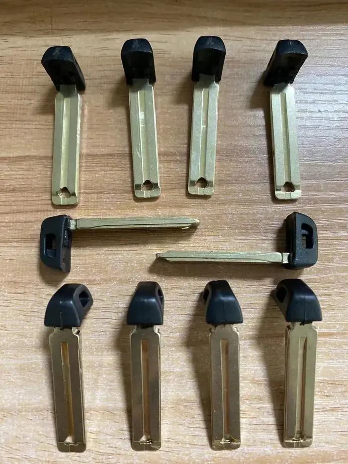 Keychannel 10 pièces insérer lame de clé de voiture TOY48 TOY40 HY22 télécommande intelligente d'urg