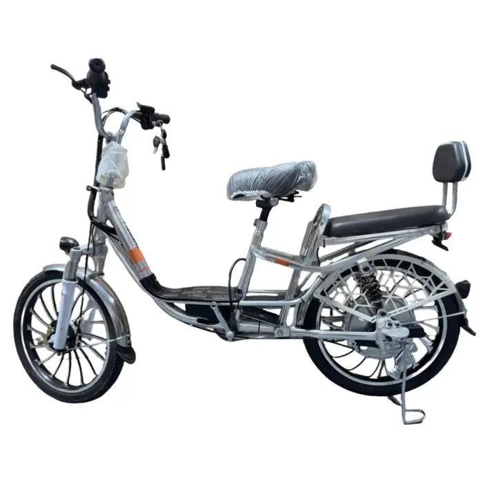 Vélo électrique à deux roues VTT pour déplacements de deux personnes femmes batterie amovible longue portée usage quotidien occasions spéciales