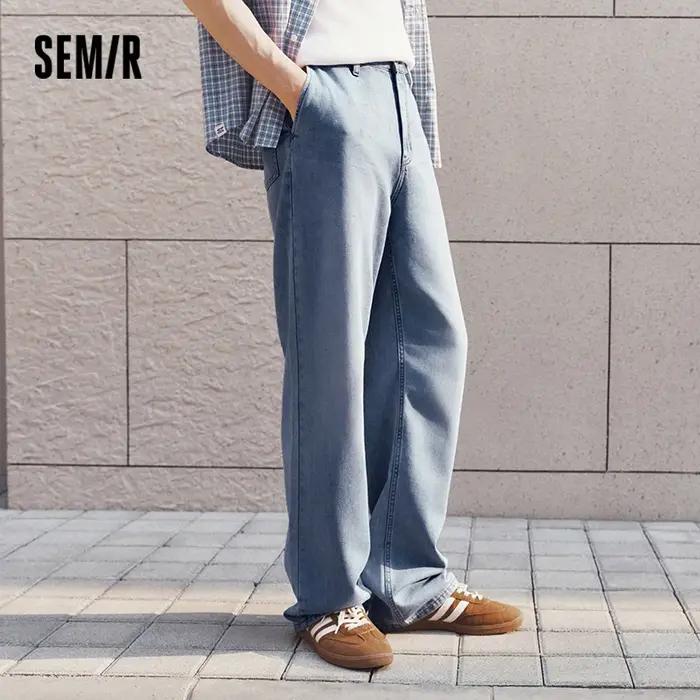 Jean Homme Semir 2026 – Coupe Droite Délavée, Style Urbain Décontracté, Confort Quotidien, Tendance