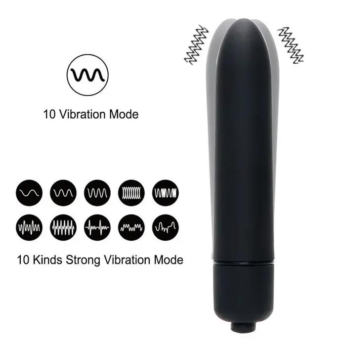 Vibromasseur étanche pour femme, 10 vitesses, clitoris, antivibrateur vaginal, gode, jouets sexuels
