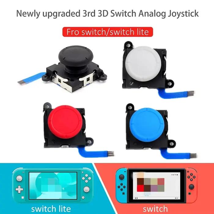 Pour Nintendo Switch /Switch Lite 3DJoy-con contrôleur analogique Joystick bâton bascule poignée de