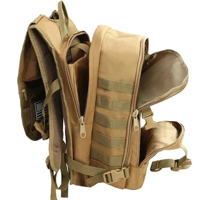 Sacs à dos tactiques de grande capacité 35l pour hommes, sac d'ordinateur de survie, randonnée en pl