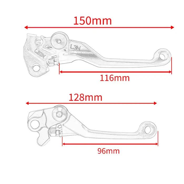 Pour Yamaha YZ65 YZ80 YZ85 YZ125 YZ125X YZ250 YZ250F YZ250FX YZ250X YZ426F YZ450F YZ450FX poignées d