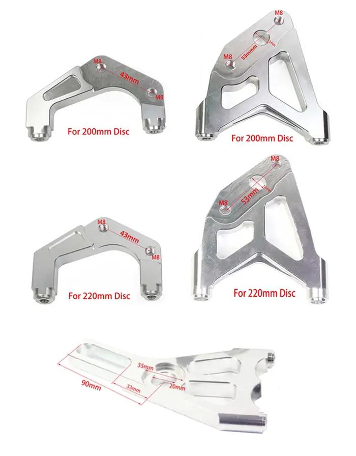 Étriers de frein de moto, distance des trous, supports de 82mm, étriers de frein à quatre pistons, a