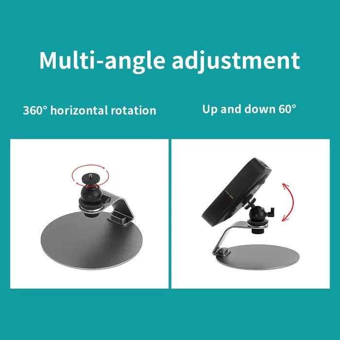 Support de budgétaire universel réglable multi-angle, support d'invite, support de bureau en métal,