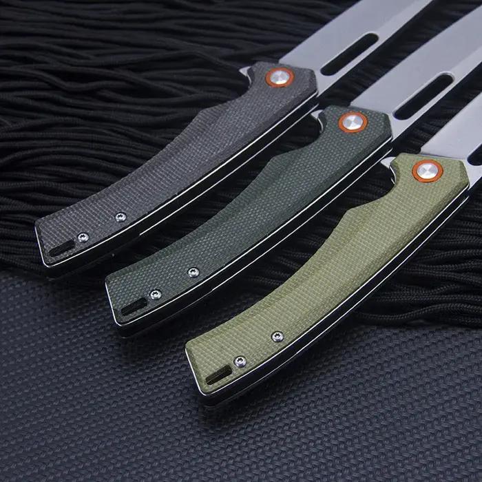 ETIGER FT957 wiches couteau pliant, manche en fibre AREX, camping en plein air, chasse, pêche, rando