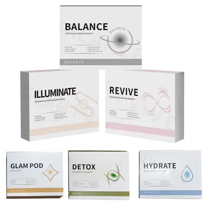 7 Types d'oxygène Jet Spa Capsule sérum Gel visage CO2 oxygène bulle Machine Massage du visage exfol