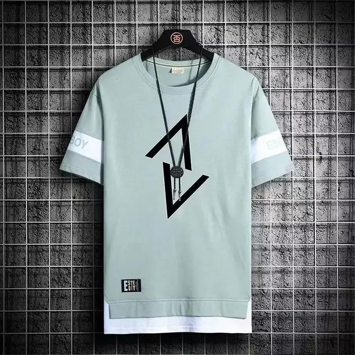 T-shirt marque hommes vêtements T-Shirts mode à manches courtes t-shirt Streetwear été col rond T-Sh