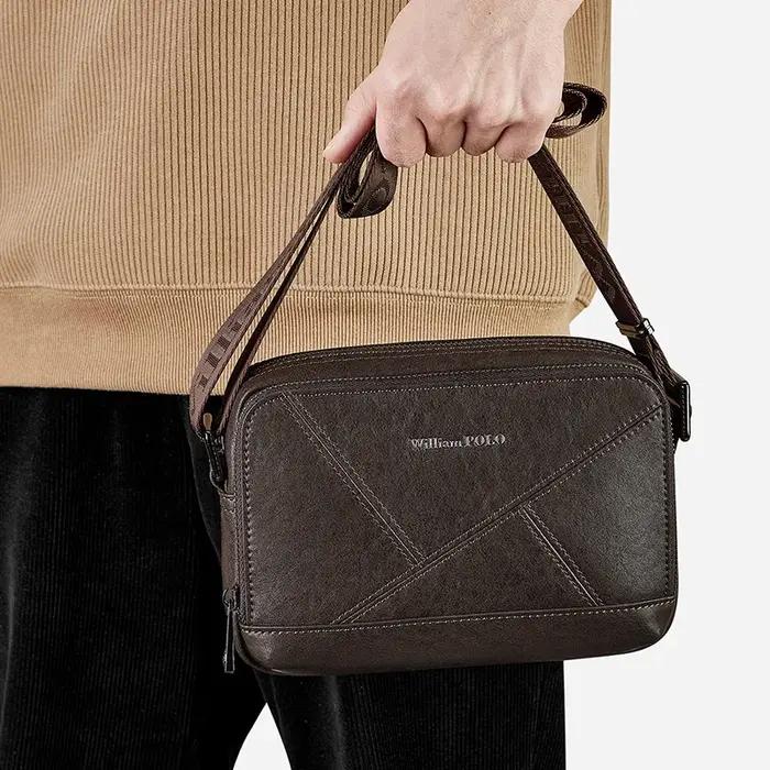 Sac à bandoulière décontracté pour hommes, petit sac à dos personnalisé, sac fourre-tout multifoncti