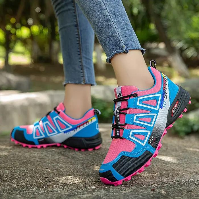 Chaussures de randonnée imperméables pour femmes chaussures de sport de plein air chaussures de spor
