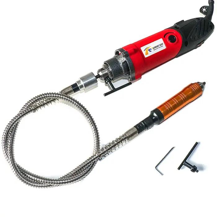 Tungfull-Mandrin de perceuse à tuyau flexible, enroulement électrique, machine à graver, stylo de gr