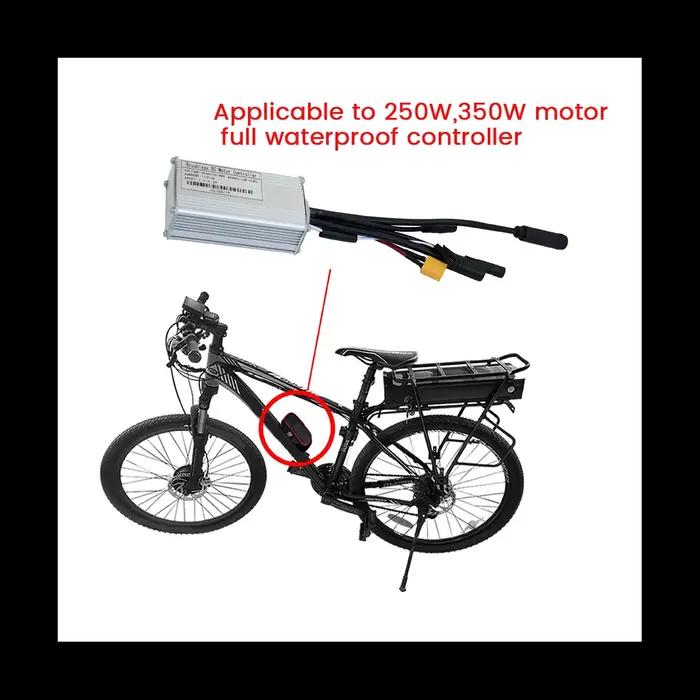 Kit de contrôleur de vélo électrique 3 modes 24V 36V 48V onde sinusoïdale pour scooter vélo électrique modification pièces