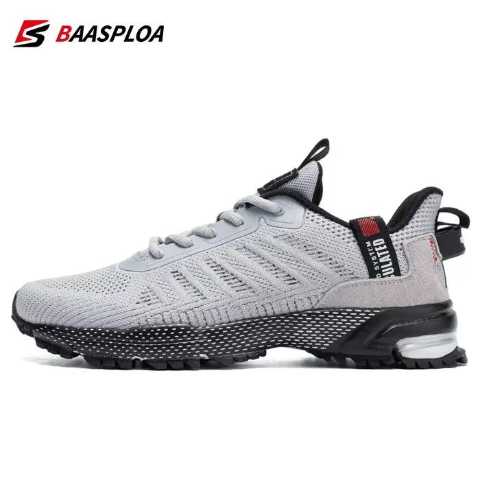 Baasploa chaussures de course pour hommes baskets légères homme concepteur maille Sneaker à lacets m