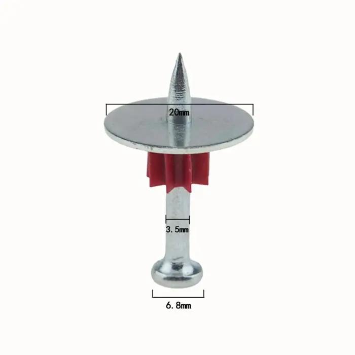 100 pièces clous en ciment clous en acier clous fixes pour pistolet à ongles clous spéciaux avec joi