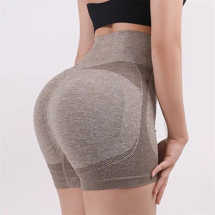 Femmes été mince taille haute Yoga élastique Fitness Yoga Leggings Sport course Shorts