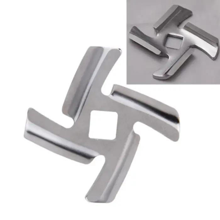 Lame de hachoir à viande en acier inoxydable, trou intérieur de 8mm, pièces de hachoir à viande pour