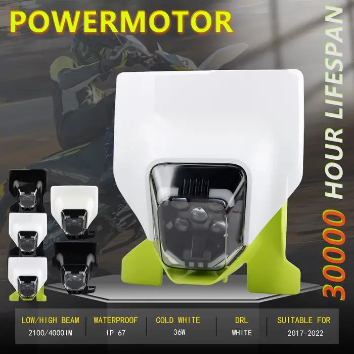 Phare de moto à mèche LED pour Husqvarna 701 TE 250 300 450 FC FE TC 125 300i, accessoires de Motocr