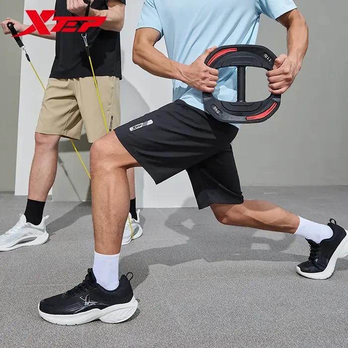 Pantalon sportif Xtep homme été survêtement tissu technique séchage rapide coupe ergonomique activité physique fitness détente