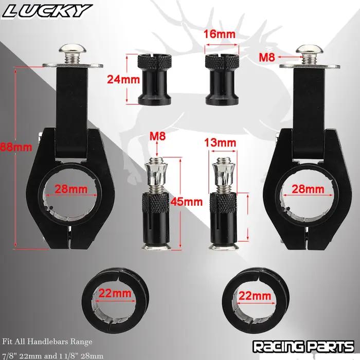 Protecteur de guidon de moto, 22 28mm, pour Yamaha KTM EXC SXF KLX KXF YZF WRF Dirt Bike Enduro