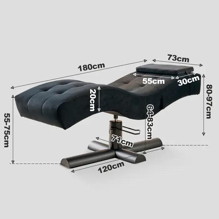 Table de soin esthétique XinSheng pour hydrothérapie faciale et massage de la tête, lit de salon pou