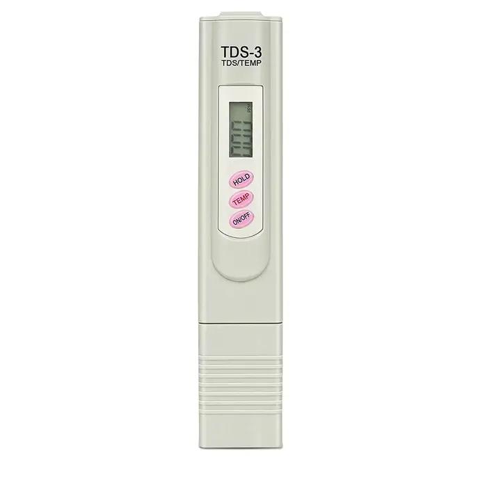 Testeur d'eau numérique TDS, stylo de qualité de l'eau PPM, plage de mesure 0-9999 PPM, idéal pour l