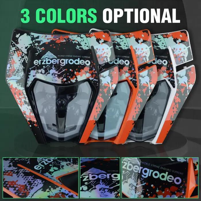 PowerZone moto phare phare Supermoto carénage pour KTM EXC SXF MX Dirt Bike Enduro phare