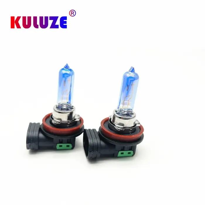 KULUZE 2 pièces H11 55W 12V cristal Super blanc ampoules halogènes antibrouillard haute puissance ph