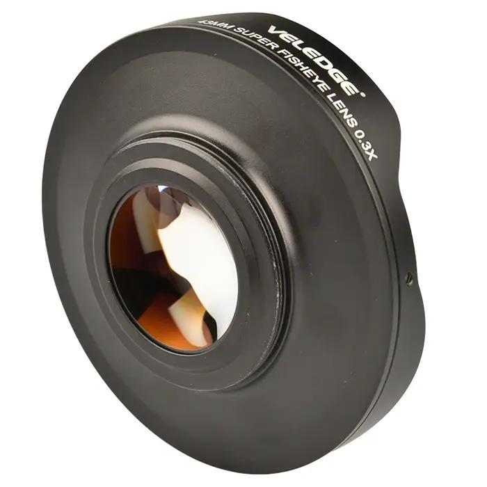 VLOGMAGIC-Adaptateur d'objectif large Ultra Fisheye avec capot, caméra vidéo uniquement, caméscopes,