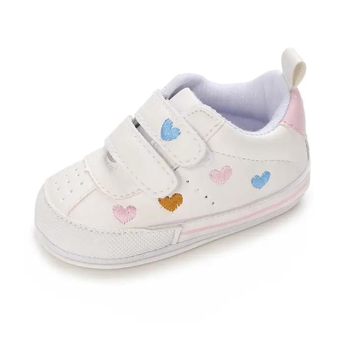 Chaussures décontractées pour bébé fille, jolies baskets à semelle souple, pour les premiers pas de