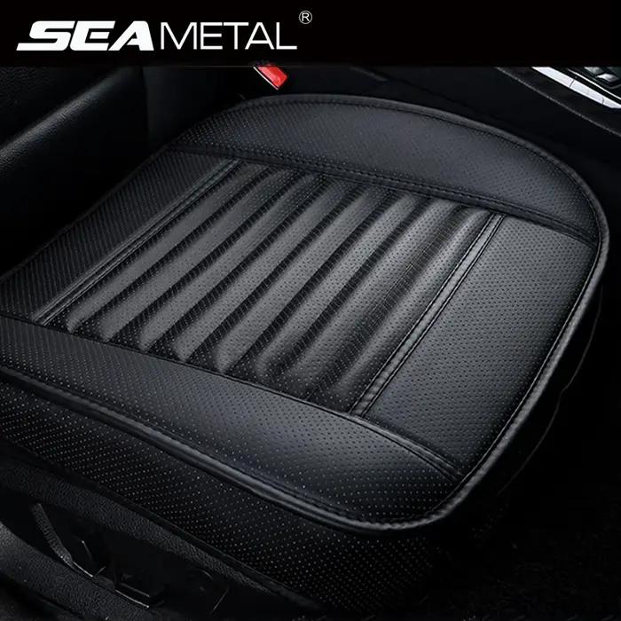Juste de siège de voiture en cuir, intérieur, coussin, protecteur, polymères, universel, tapis, acce