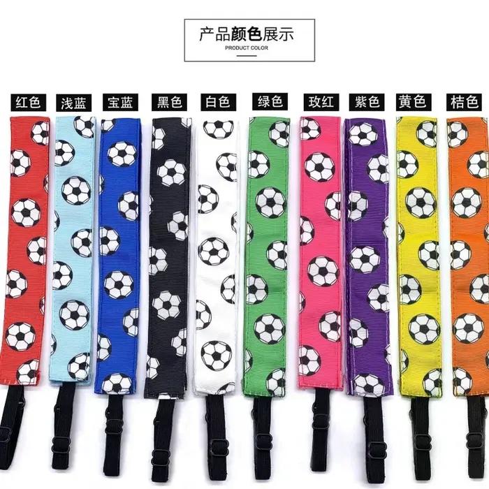 Bandeau élastique anti-dérapant pour football yoga course accessoire mode cheveux sportif