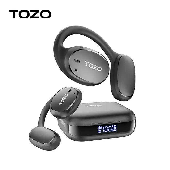 TOZO OpenEgo True Wireless Open Ear casque Bluetooth double micro clair appel écouteurs avec crochet