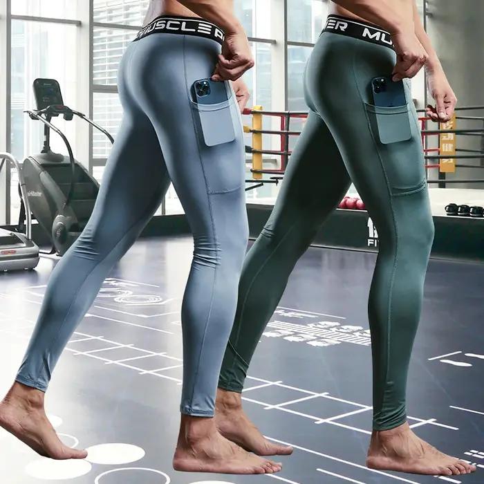 Pantalon de survêtement compression homme - Collant sport fitness course ajustement sec