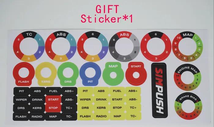 SIMPUSH-Sim Wheel MOD pour MOZA CS Racing, F1, GT3, GT4