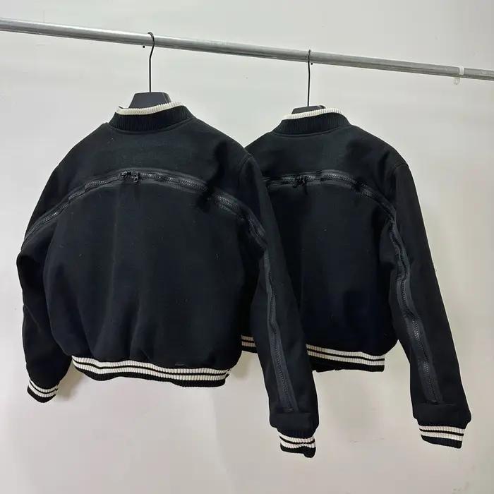 Cardigan en tissu lourd, veste Bigfoot pour hommes et femmes, manteaux noirs de meilleure qualité