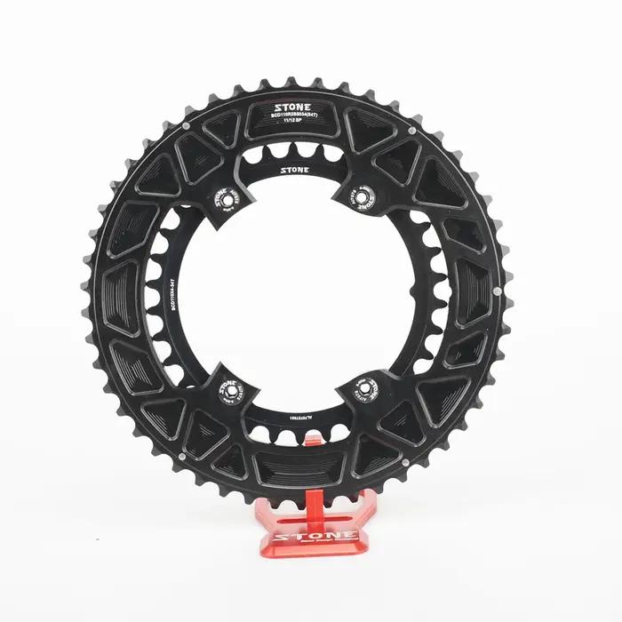 STONE-Double plateau BCD 110mm, 4 boulons pour vélo de route 105 R7100 Ultegra R8100 R9200 Dura Zan
