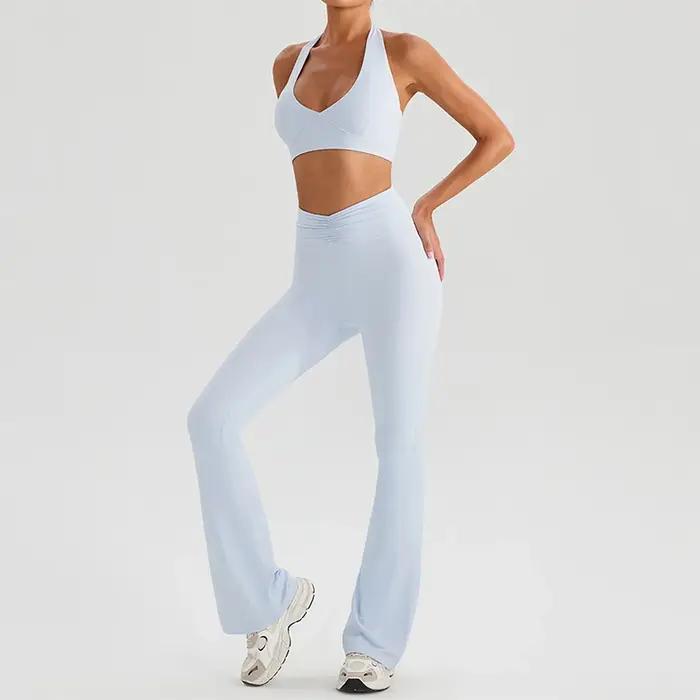 Hearuisavy 2 pièces ensemble de sport pour femmes Protection solaire jupe de Tennis à séchage rapide