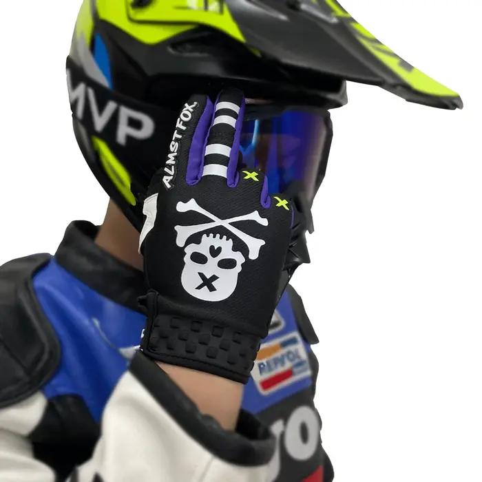 Almst-Gants de moto Fox Skull pour hommes, gants de course de vélo de montagne, écran tactile, moto