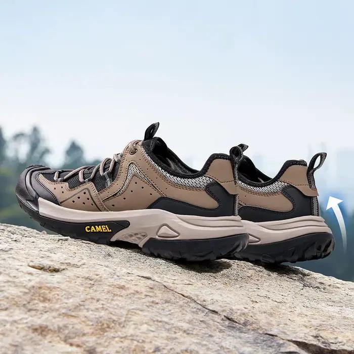 Chaussures randonnée légères homme GOLDEN CAMEL 2024 - Souliers trekking maille ajourée respirants extérieur