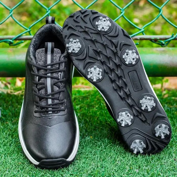 Chaussures de golf homme Lersure imperméables pointes antidérapantes technologie confort élégance performance occasion spéciale journée de golf compétition entrainement