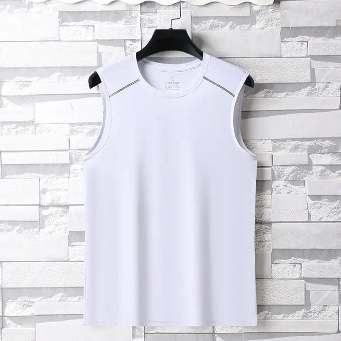 T-shirt d'été Ice inj pour homme, haut doux et confortable, respirant et absorbant la transpiration,
