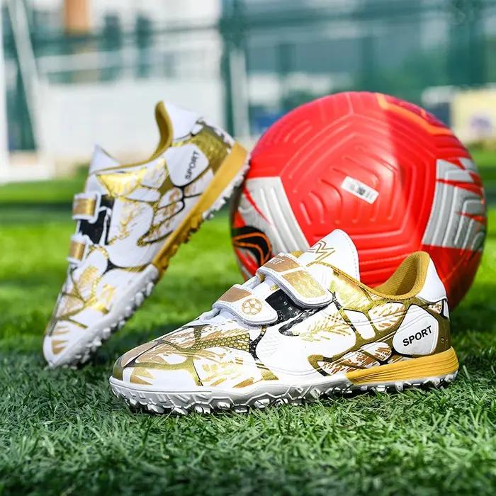 Chaussures de football bon marché pour enfants, chaussures d'entraînement pour garçons et filles, ba