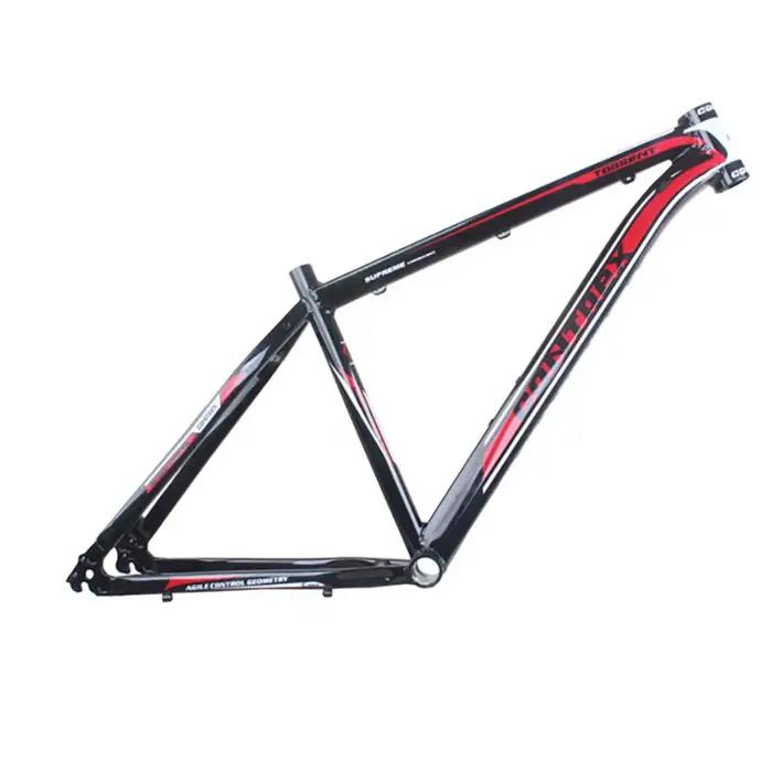 Cadre de VTT en alliage d'aluminium 6061 robuste pour pistes et montagnes avec frein à disque et ligne intérieure à vitesse variable