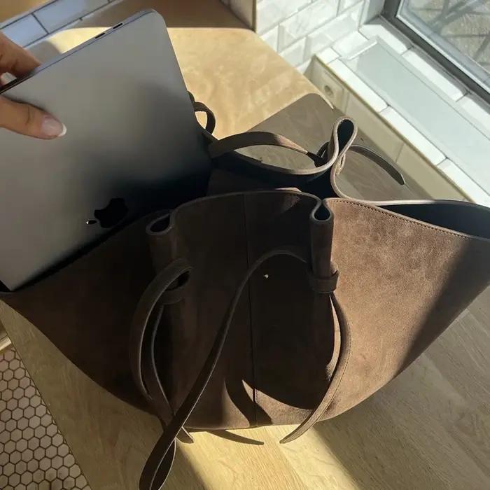 Sacs fourre-tout en simili-daim personnalisés pour femmes sacs à main et porte-monnaie de luxe de cr
