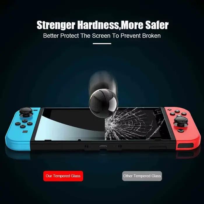 3 pièces verre de protection pour nintendo Switch protecteur d'écran en verre trempé pour Nintendos