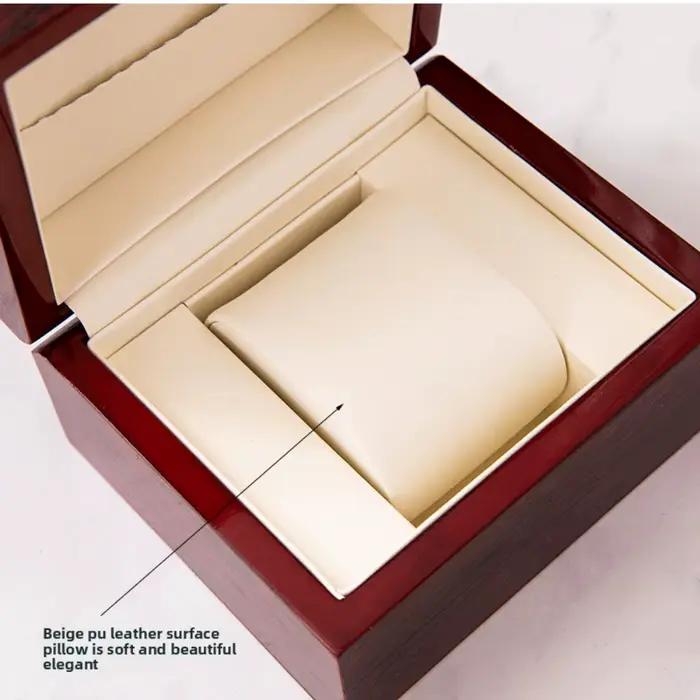 Boîte de montre en laque piano pour rangement et affichage de montres mécaniques pour homme et femme élégante occasion spéciale exposition montres collection